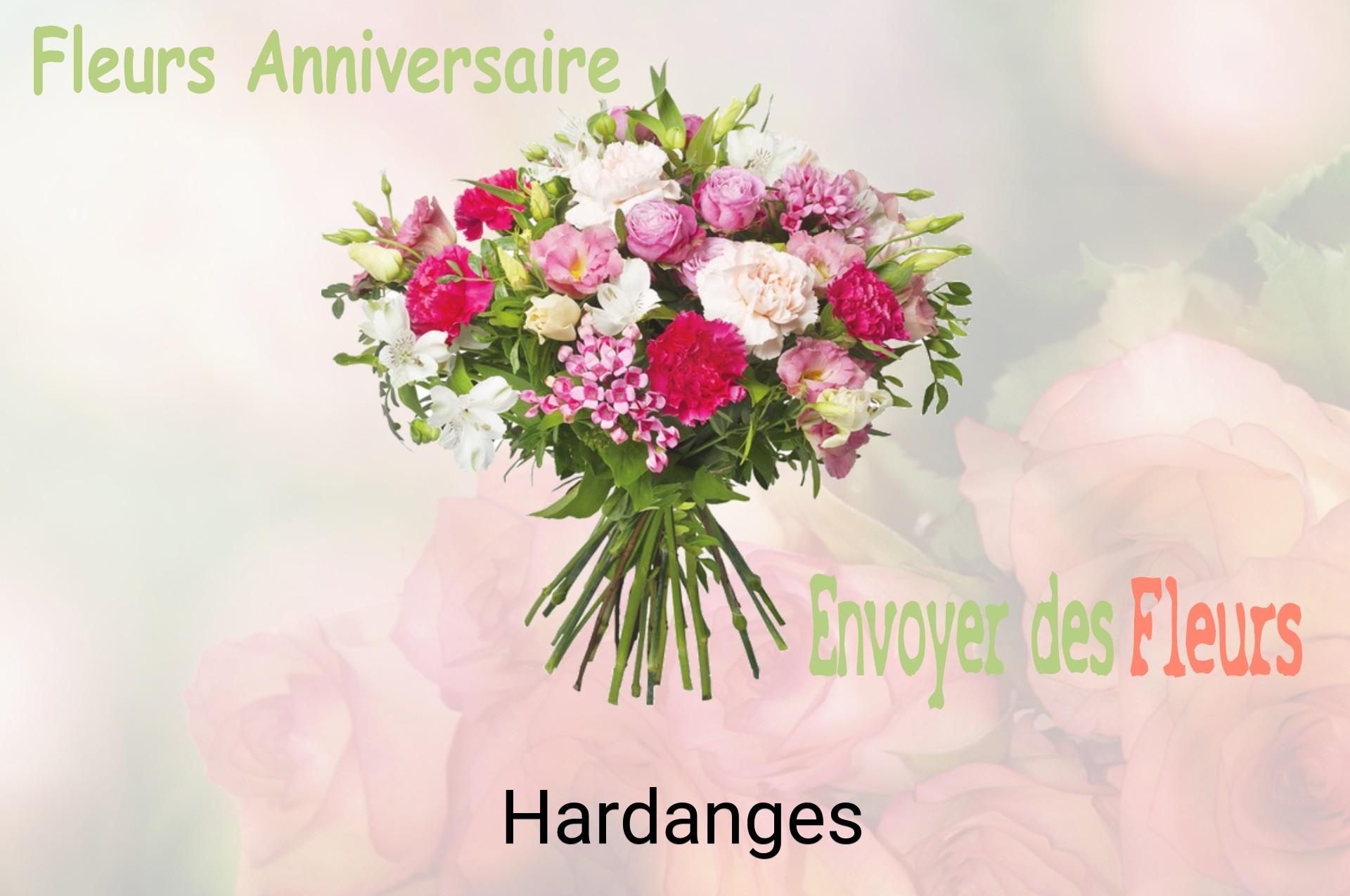 Bouquet de fleurs d’anniversaire livré à Hardanges