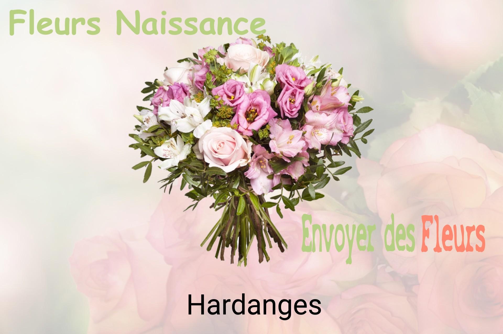 Bouquet de fleurs de naissance livré à Hardanges